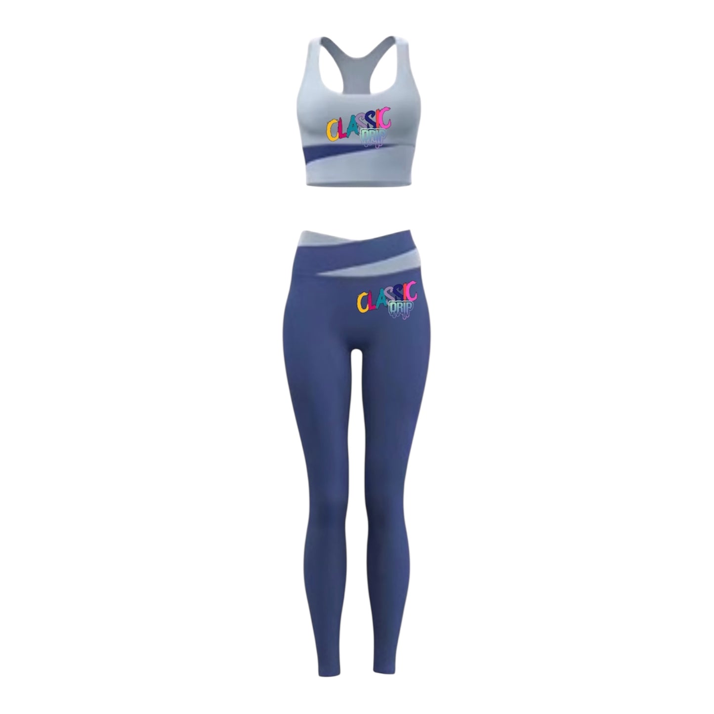 Blue Two Piece Set